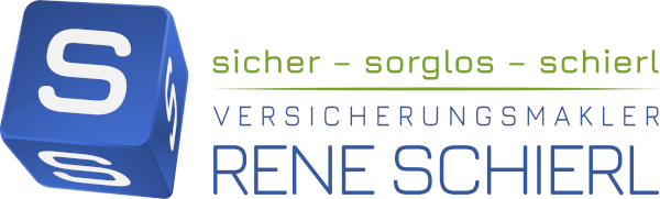 Versicherungsmakler Vöcklabruck - Rene Schierl Logo weißer Hintergrundgrau